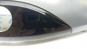 Right front panel trim Ford Escape MK4 20-26, black gloss, under gray molding, scratches, bumps, broken fastener