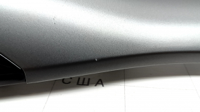 Right front panel trim Ford Escape MK4 20-26, black gloss, under gray molding, scratches, bumps, broken fastener