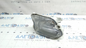 Left turn signal Ford Escape MK3 17-19 rest, white with fog lights, for polishing