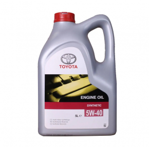 Toyota motor oil 5W-40 SN, 5l, synthetic