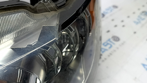 Front left headlight assembly Lexus ES300h ES350 13-15 dorest xenon + LED DRL, scratches, sand