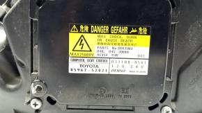 Front left headlight assembly Lexus ES300h ES350 13-15 dorest xenon + LED DRL, scratches, sand