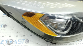 Front right headlight assembly Ford Escape MK3 17-19 rest xenon + LED light, polished, scratches, cobweb
