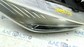 Front right headlight assembly Ford Escape MK3 17-19 rest xenon + LED light, polished, scratches, cobweb