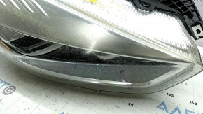 Front right headlight assembly Ford Escape MK3 17-19 rest xenon + LED light, polished, scratches, cobweb