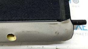 Backrest of the rear row of seats, 2nd row, right, Subaru Forester 25-26, dark gray + light gray fabric, blue stitching, without armrest, needs cleaning, wrinkled