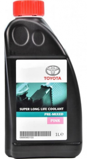Antifreeze Toyota 1L pink ready-made super long life coolant