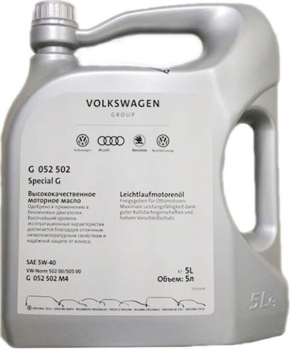 Motor oil VAG 5w-40 SN, 5l, synthetic