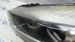 Left front headlight assembly Ford Escape MK3 17-19 rest xenon + LED, light, polished, scratches, cobwebs
