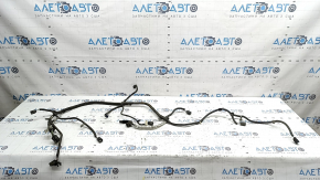 Ford Escape MK3 17-19 rear bumper wiring, rest for 6 parking sensors, for towbar and foot-operated trunk opening sensor, towbar connector is oxidized
