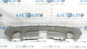 Lower rear bumper trim Ford Escape MK3 13-19 2 pipes, gray structure under the towbar, chips, worn