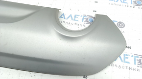 Lower rear bumper trim Ford Escape MK3 13-19 2 pipes, gray structure under the towbar, chips, worn