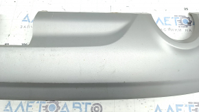 Lower rear bumper trim Ford Escape MK3 13-19 2 pipes, gray structure under the towbar, chips, worn
