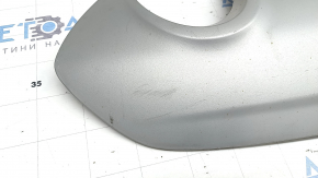 Lower rear bumper trim Ford Escape MK3 13-19 2 pipes, gray structure under the towbar, chips, worn