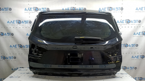Naked tailgate with glass Ford Escape MK3 17-19 rest, black G1, with trapezoid and rear wiper arm, scratches on glass