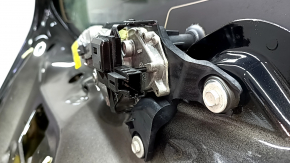 Naked tailgate with glass Ford Escape MK3 17-19 rest, black G1, with trapezoid and rear wiper arm, scratches on glass