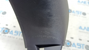 The front lower left pillar trim for Subaru Forester 25-26 is black, worn, the plastic has turned white