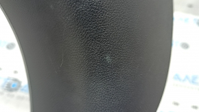 The front lower left pillar trim for Subaru Forester 25-26 is black, worn, the plastic has turned white