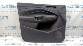 Door trim, front left card, Ford Escape MK3 17-19 rest, black, leather armrest, scratches