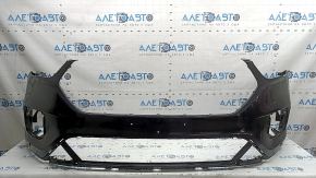 Front bumper bare Ford Escape MK3 17-19 rest, for parking sensors, black, chips