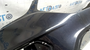 Front bumper bare Ford Escape MK3 17-19 rest, for parking sensors, black, chips