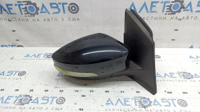 Right side mirror assembly Ford Escape MK3 17-19 rest, 14 pins, turn signal, backlight, BSM heating, black, turn signal for polishing, worn
