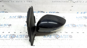 Left side mirror assembly Ford Escape MK3 17-19 rest, 14 pins, turn signal, backlight, BSM heating, black, turn signal for polishing