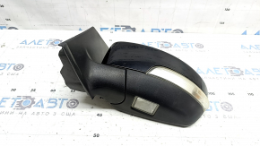 Left side mirror assembly Ford Escape MK3 17-19 rest, 14 pins, turn signal, backlight, BSM heating, black, turn signal for polishing