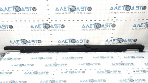 Left threshold Subaru Forester 25-26, black structure, cracks, scratches, dented