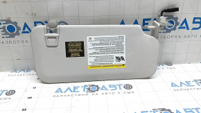 Left visor Ford Escape MK4 21-25 gray, without hook, for illumination, butt