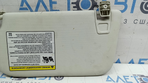 Right visor for Ford Escape MK3 13-19, grey, with backlight, with hook and plug, dry-cleanable