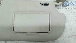 Right visor for Ford Escape MK3 13-19, grey, with backlight, with hook and plug, dry-cleanable