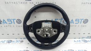 Naked steering wheel Ford Escape MK3 17-19 rest, black leather, heated, no buttons, scratches