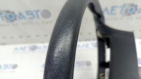 Naked steering wheel Ford Escape MK3 17-19 rest, black leather, heated, no buttons, scratches