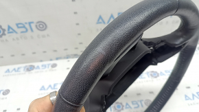Naked steering wheel Ford Escape MK3 17-19 rest, black leather, heated, no buttons, scratches