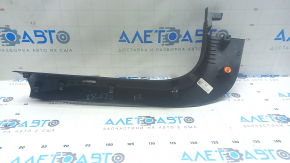 Front right door sill trim Ford Escape MK4 20-26 black, scratches, broken mount
