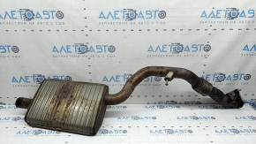 The exhaust pipe of the Audi A5 F5 18-25 2.0T, MHEV has a torn mesh