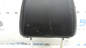 Front right headrest Ford Escape MK3 17-19 rest, black leather, dent, dry cleanable