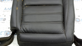 Rear seat cushion, 2nd row, right, Ford Escape MK3 13-19, black leather, dry cleanable