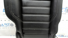 Back of the rear row of seats, 2nd row, right, Ford Escape MK3 13-17, black leather, dry-cleanable