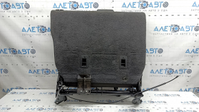 Backrest of the rear row of seats, 2nd row, left, Ford Escape MK3 13-19, black leather, with belt and armrest, dry-cleanable