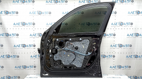 Front right door assembly BMW X3 G01 18-24 keyless, black 668, scratches on the lower trim