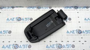 Ford Escape MK4 20-26 center console armrest, black leather, gray stitching, dented, dents