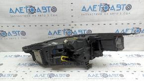 Front right headlight assembly Infiniti QX50 19-22 LED, adaptive, needs polishing, varnish peeled off, LED turns yellow