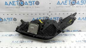 Front right headlight assembly Infiniti QX50 19-22 LED, adaptive, needs polishing, varnish peeled off, LED turns yellow
