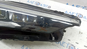 Front right headlight assembly Infiniti QX50 19-22 LED, adaptive, needs polishing, varnish peeled off, LED turns yellow