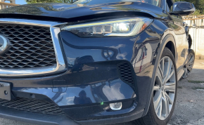 Front left headlight assembly Infiniti QX50 19-22 LED, adaptive, for polishing, yellow LED
