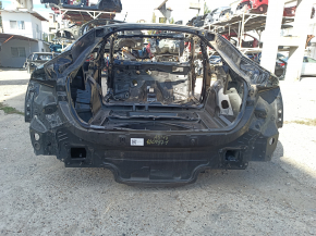 Rear panel Audi A5 F5 18-25 2 parts, on the body, black