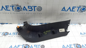 Left tailgate trim for Ford Escape MK4 20-26, black, scuffed