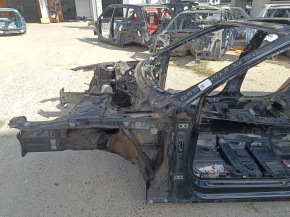 Front left quarter panel for Audi A5 F5 18-25 5D on the body, black, painted 0.2-0.3